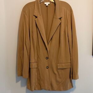 J. Jill Classic Tan Blazer